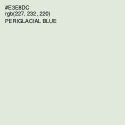 #E3E8DC - Periglacial Blue Color Image
